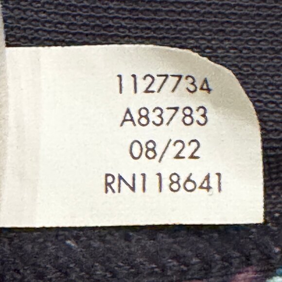 Like new CACIQUE Navy Blue Floral Underwire Bra Size 38G - Picture 4 of 6